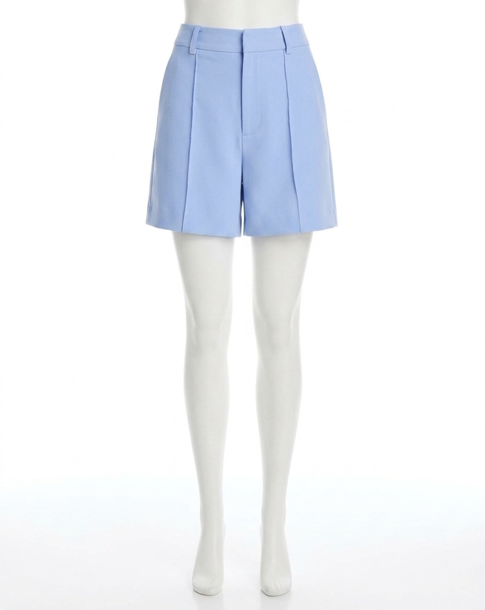NEW CINQ A SEPT gabbi high rise shorts in blue wisteria